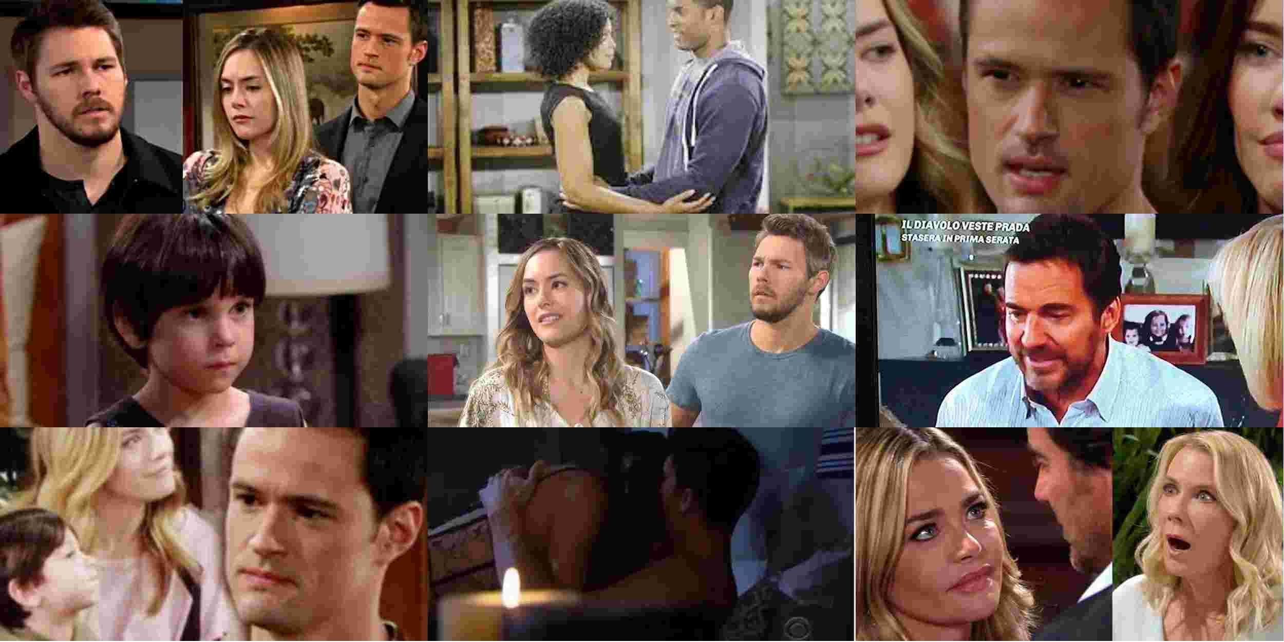 Beautiful anticipazioni 12 maggio 2022, Liam sorprende Hope con Thomas