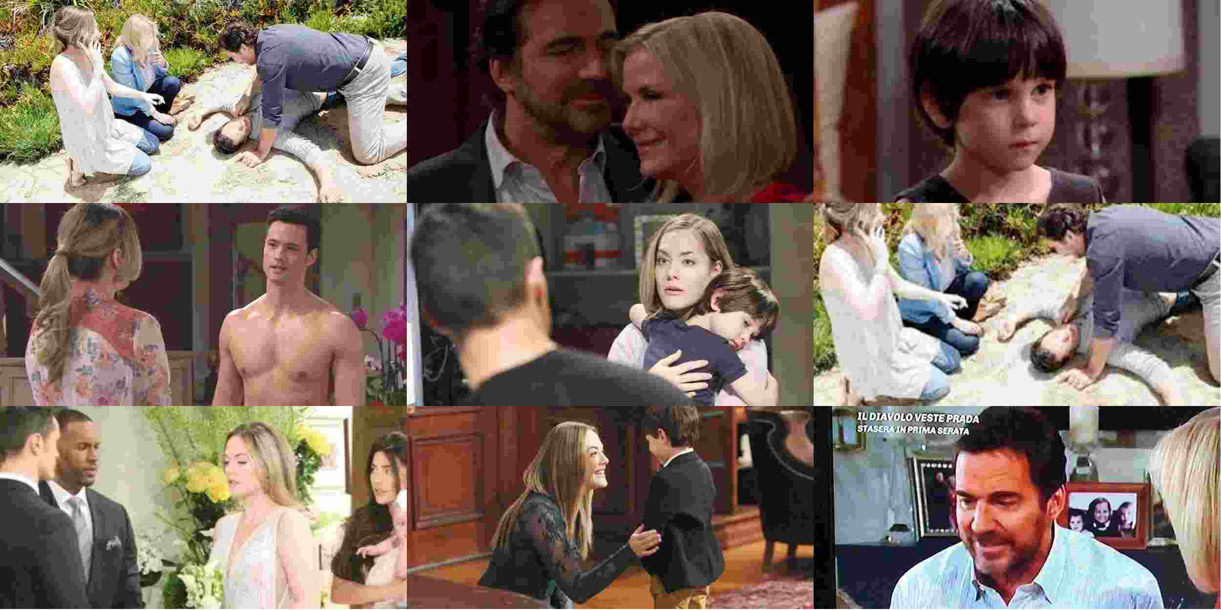 Anticipazioni Beautiful, puntata 25 ottobre 2020: Brooke spinge Thomas dalla scogliera