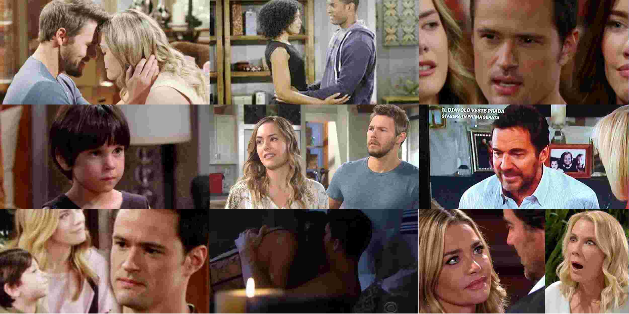 Beautiful anticipazioni 16 e 17 luglio 2022, Liam e Hope finalmente cedono alla passione