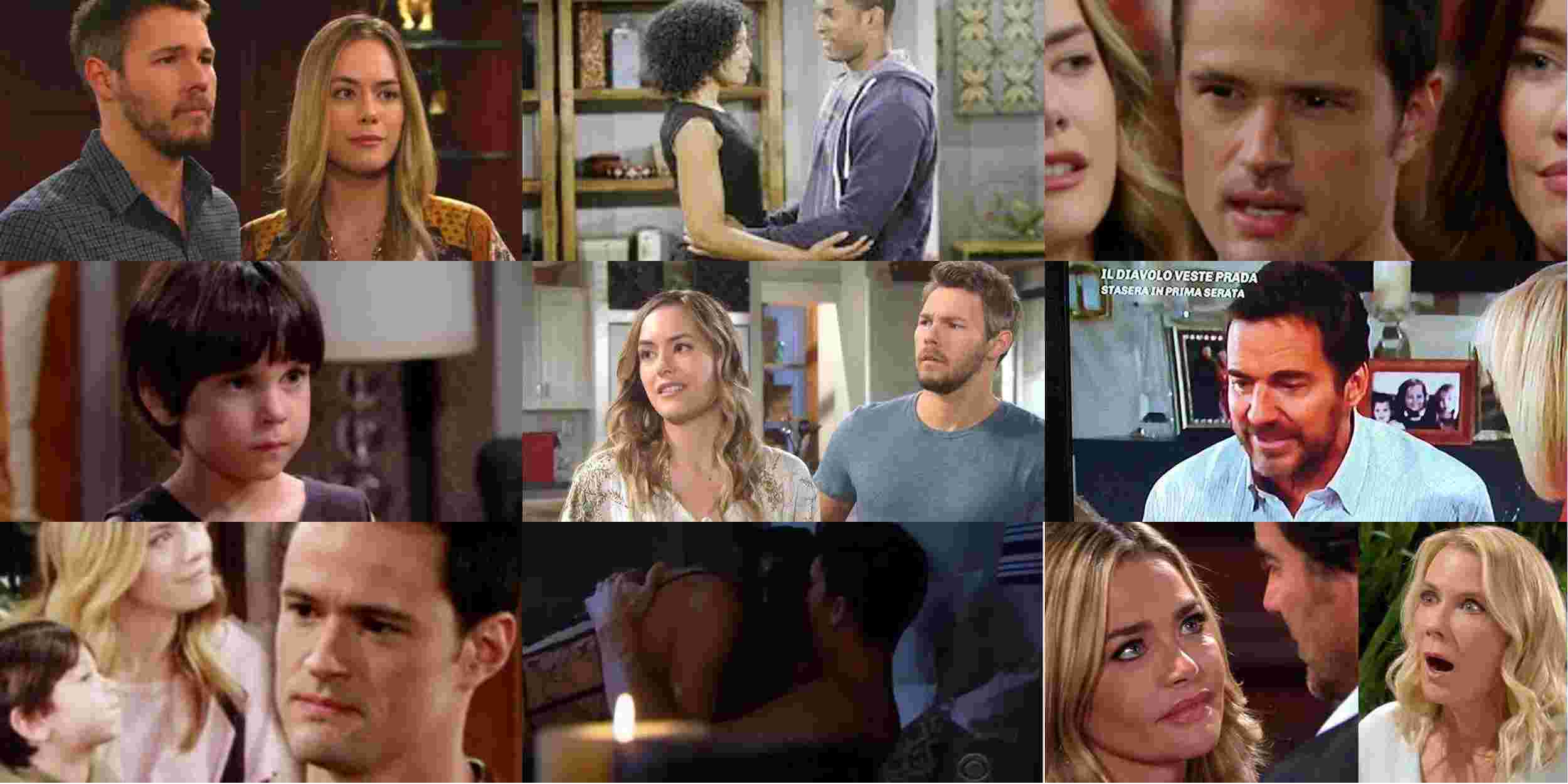 Beautiful anticipazioni 20 e 21 luglio 2022, Liam e Hope ritrovano la passione