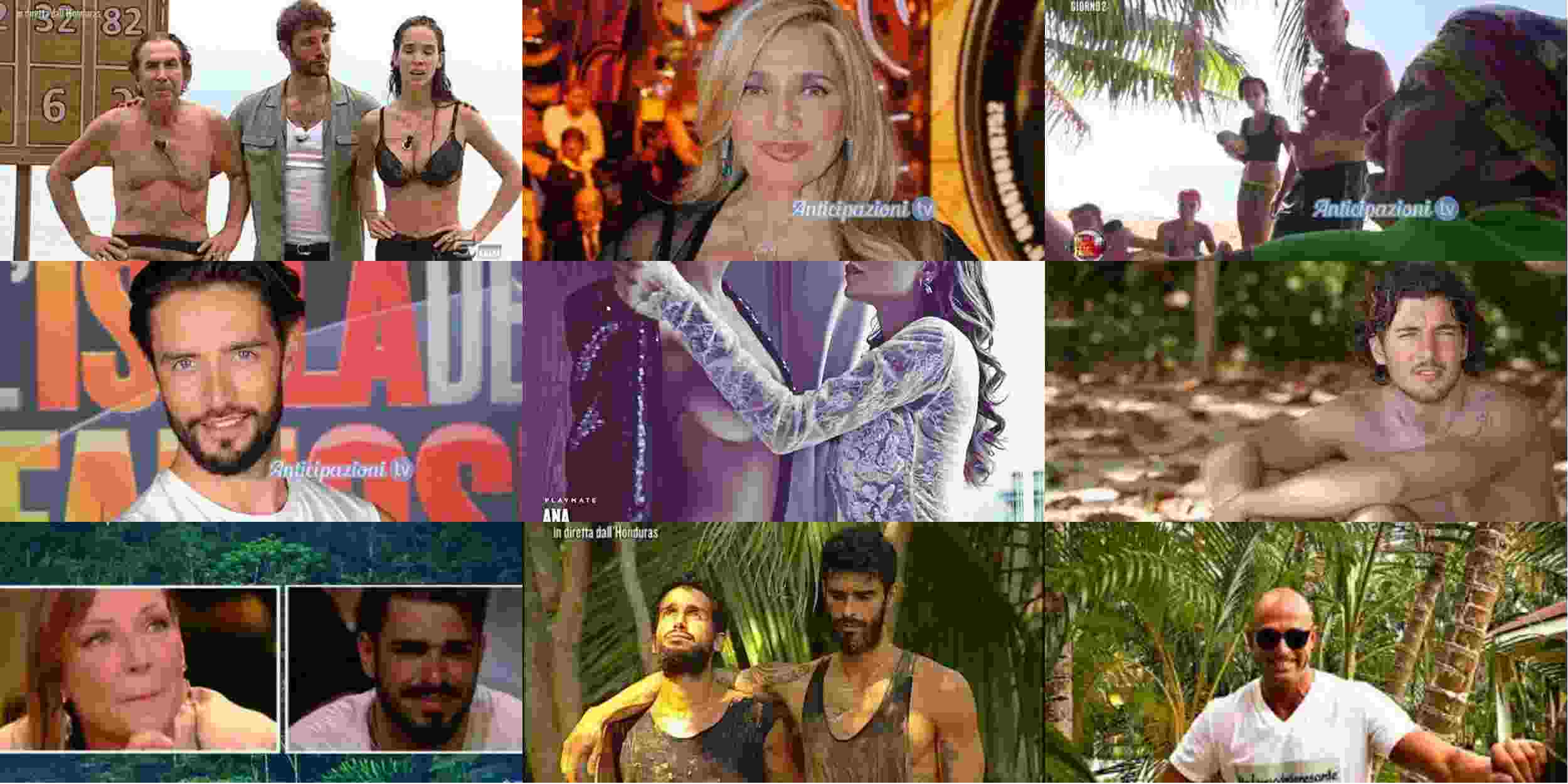 Isola dei Famosi 2018 quarta puntata: nomination speciali e il sostituto di Monte