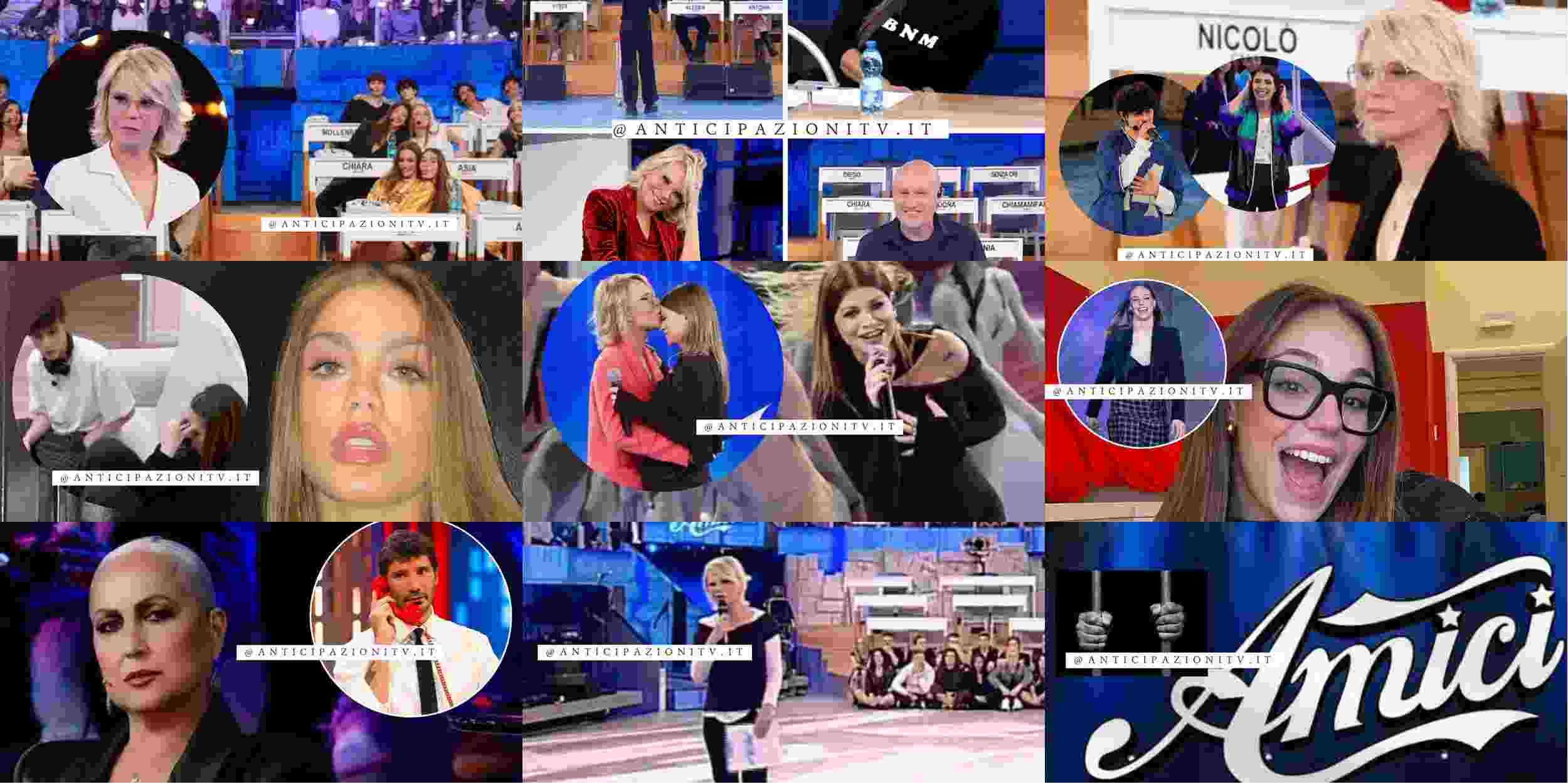 Amici registrazione 21 febbraio: Maria in ginocchio, ospiti da Sanremo e maglie d’oro