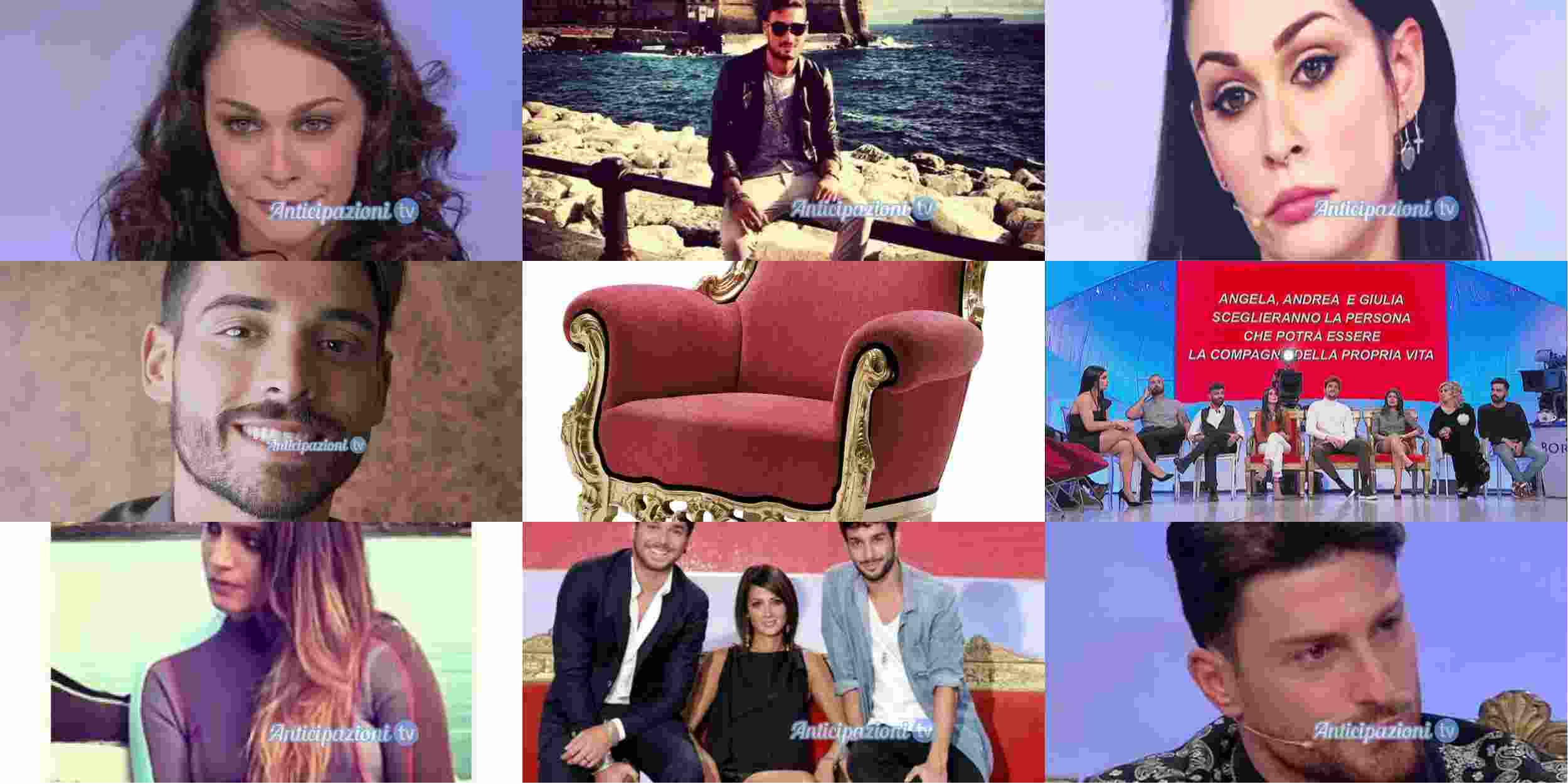 Uomini e Donne anticipazioni, registrazione trono classico 8/4/2019: Andrea in difficoltà, i baci di Giulia