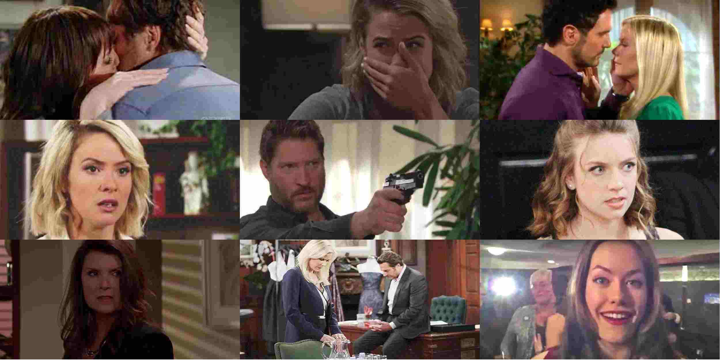 Beautiful anticipazioni, puntate americane: Ridge bacia Taylor per dispetto a Brooke?