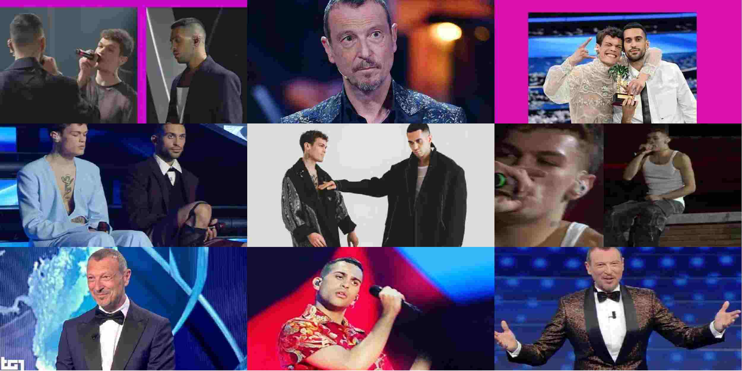 Sanremo 2022, Mahmood & Blanco incantano: la classifica sala-stampa della prima serata