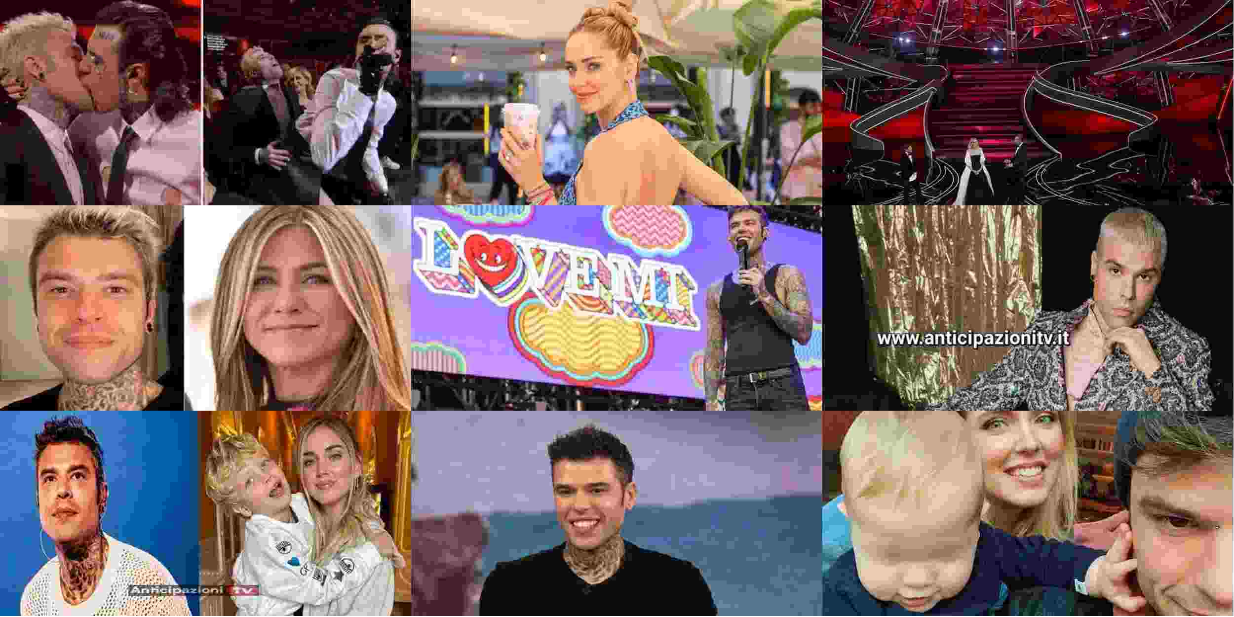 Sanremo 2023, esposto contro Fedez e Rosa Chemical: accusati di atti osceni in diretta