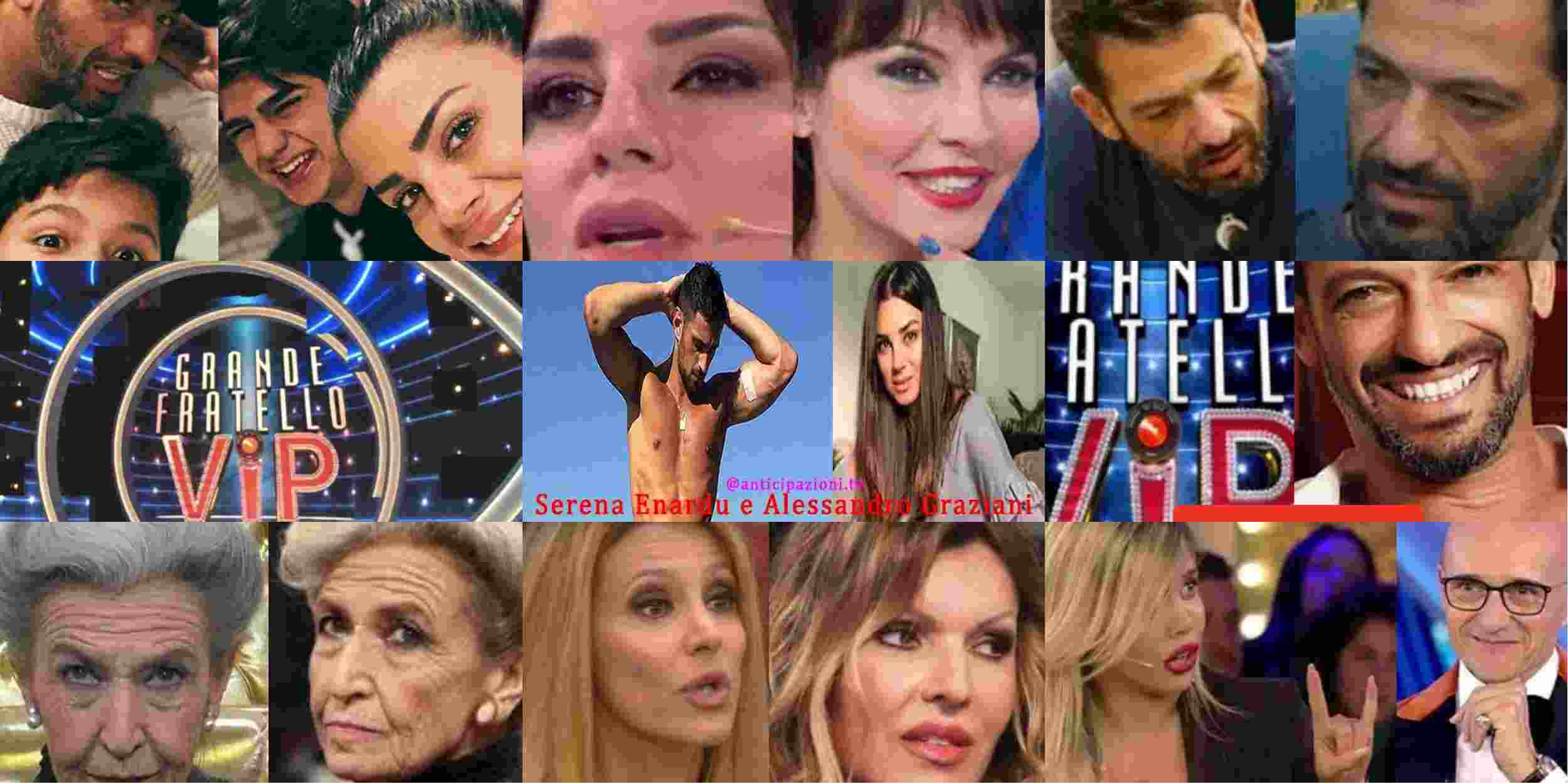 Ultime notizie sul GF Vip: Pago e Serena a cena con i figli, lei scrive su Instagram
