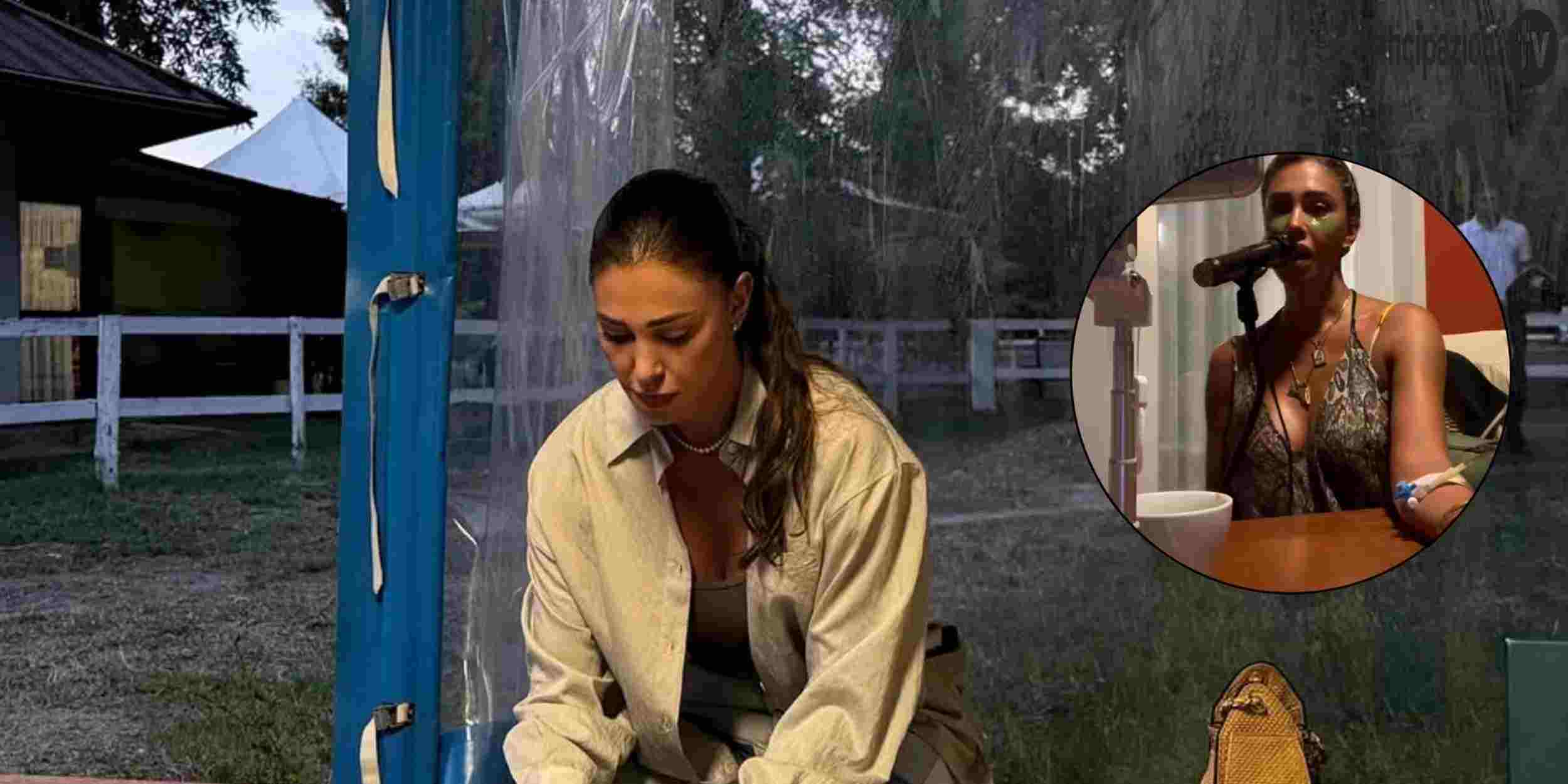 Belen Rodriguez, video con una flebo e pioggia di critiche: lei replica e fa chiarezza