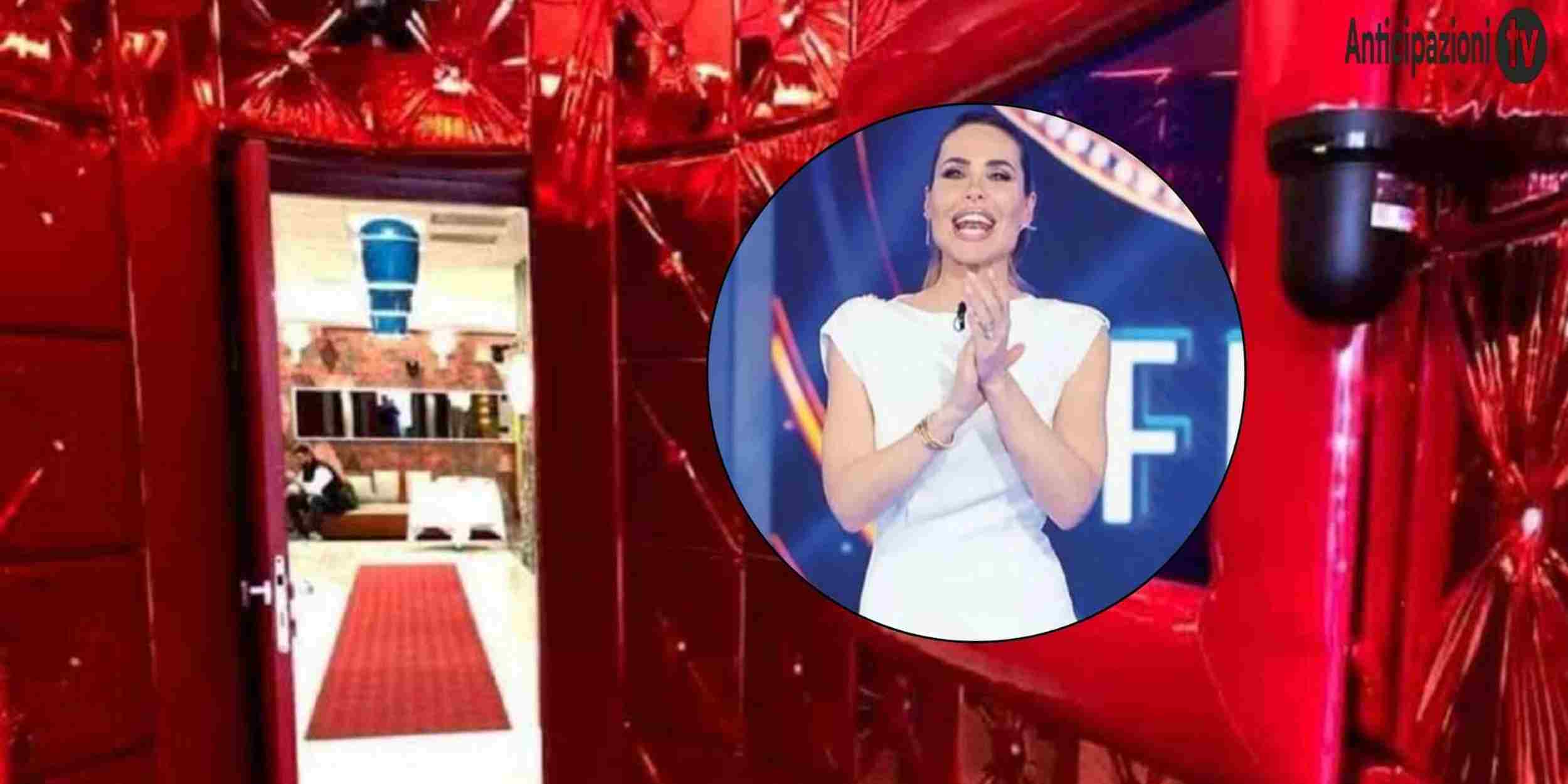 La casa del Grande Fratello VIP 2026 e Ilary Blasi.