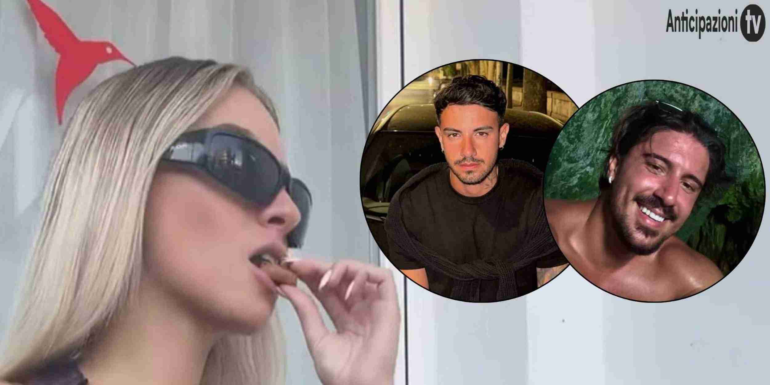 Soraya Sabetta e sulla sfondo Cristian Mascolino e Dimitri Hristov