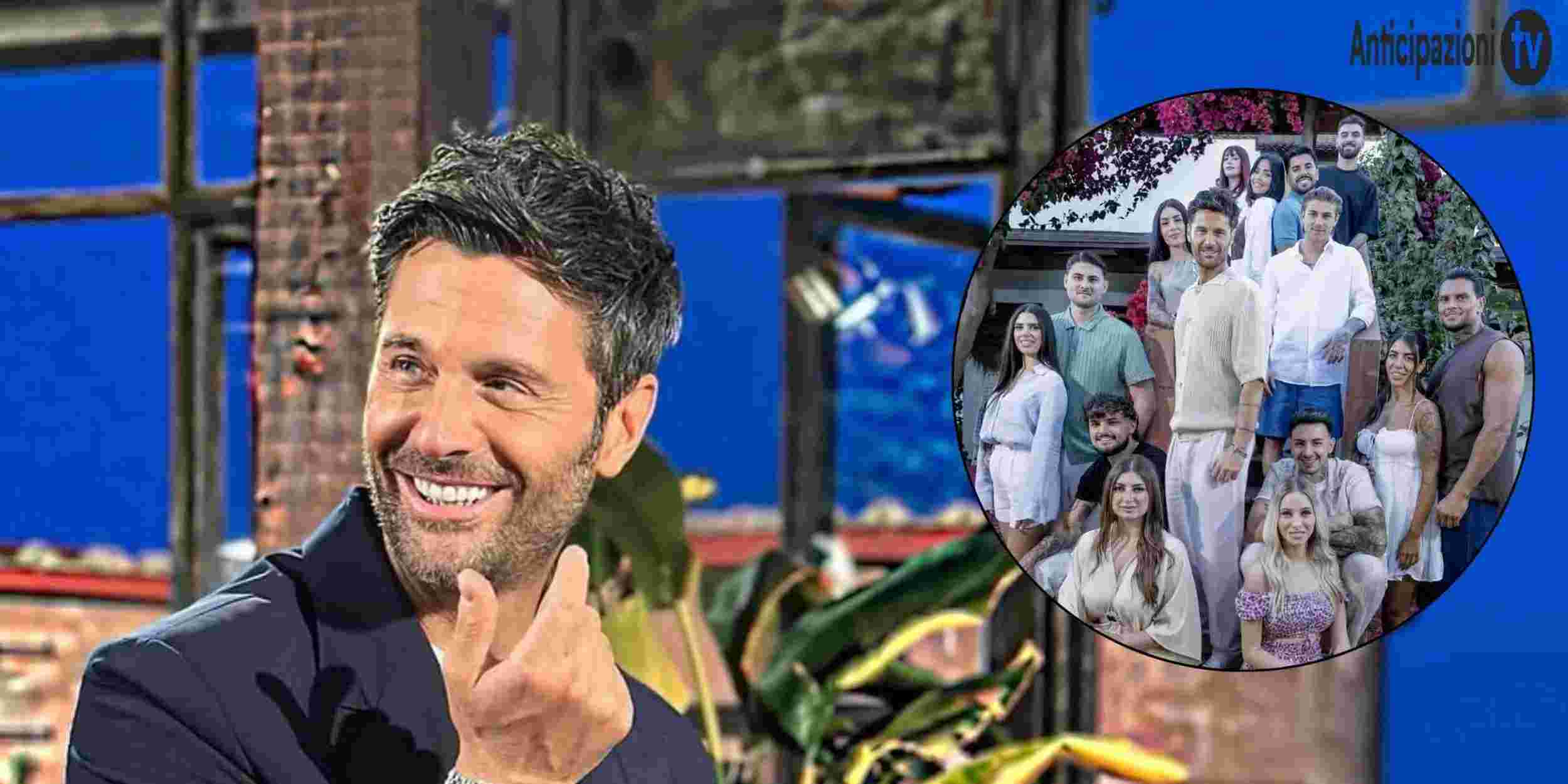 Filippo Bisciglia e le coppie di Temptation Island 2026 con riferimento alla possibile puntata speciale.
