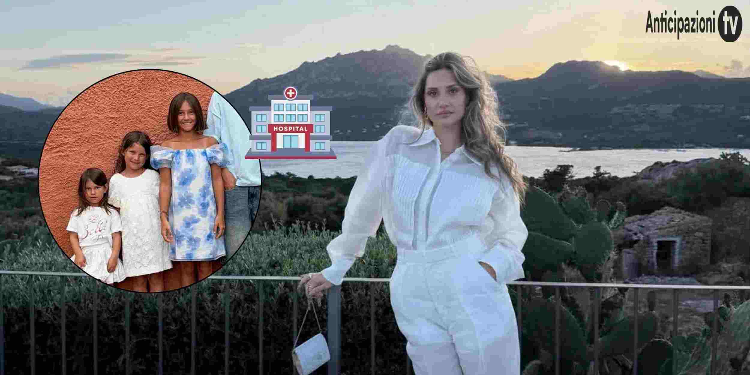 Beatrice Valli e le sue tre figlie