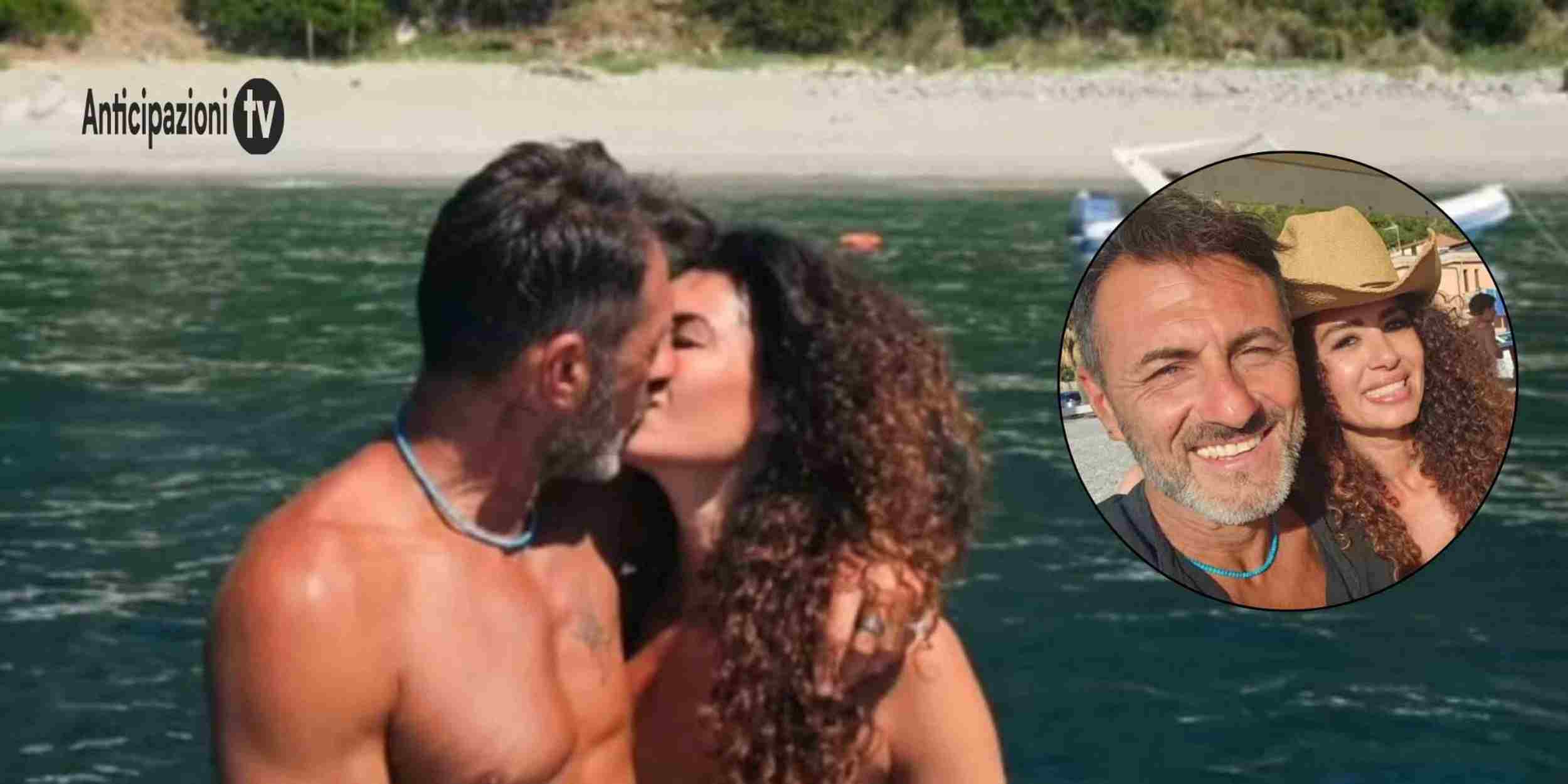 Sossio Aruta insieme alla nuova compagna Rossella Vicidomini
