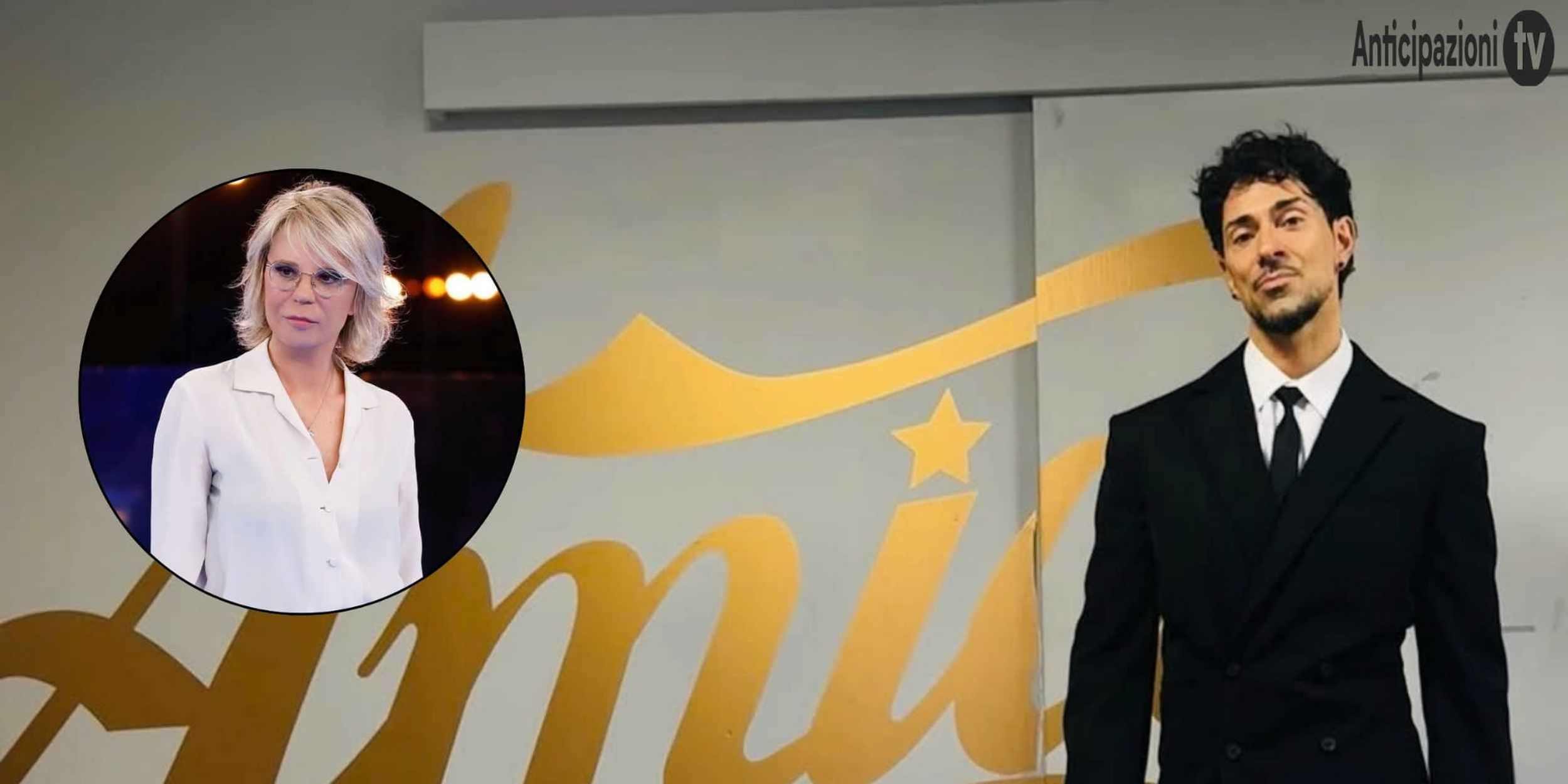 Emanuel Lo negli studi di Amici e Maria De Filippi