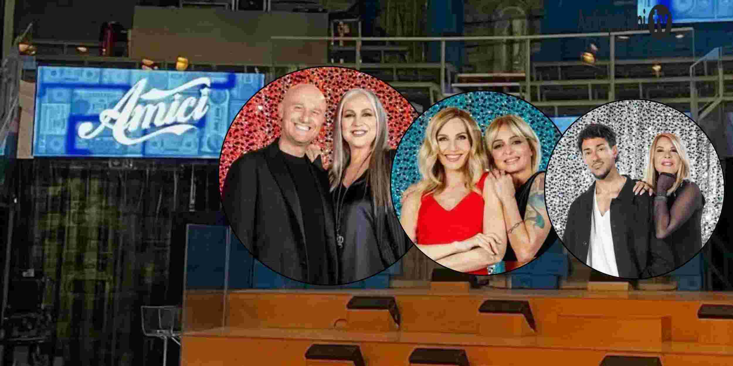 Insegnanti di Amici 26 e lo studio del talent come sfondo