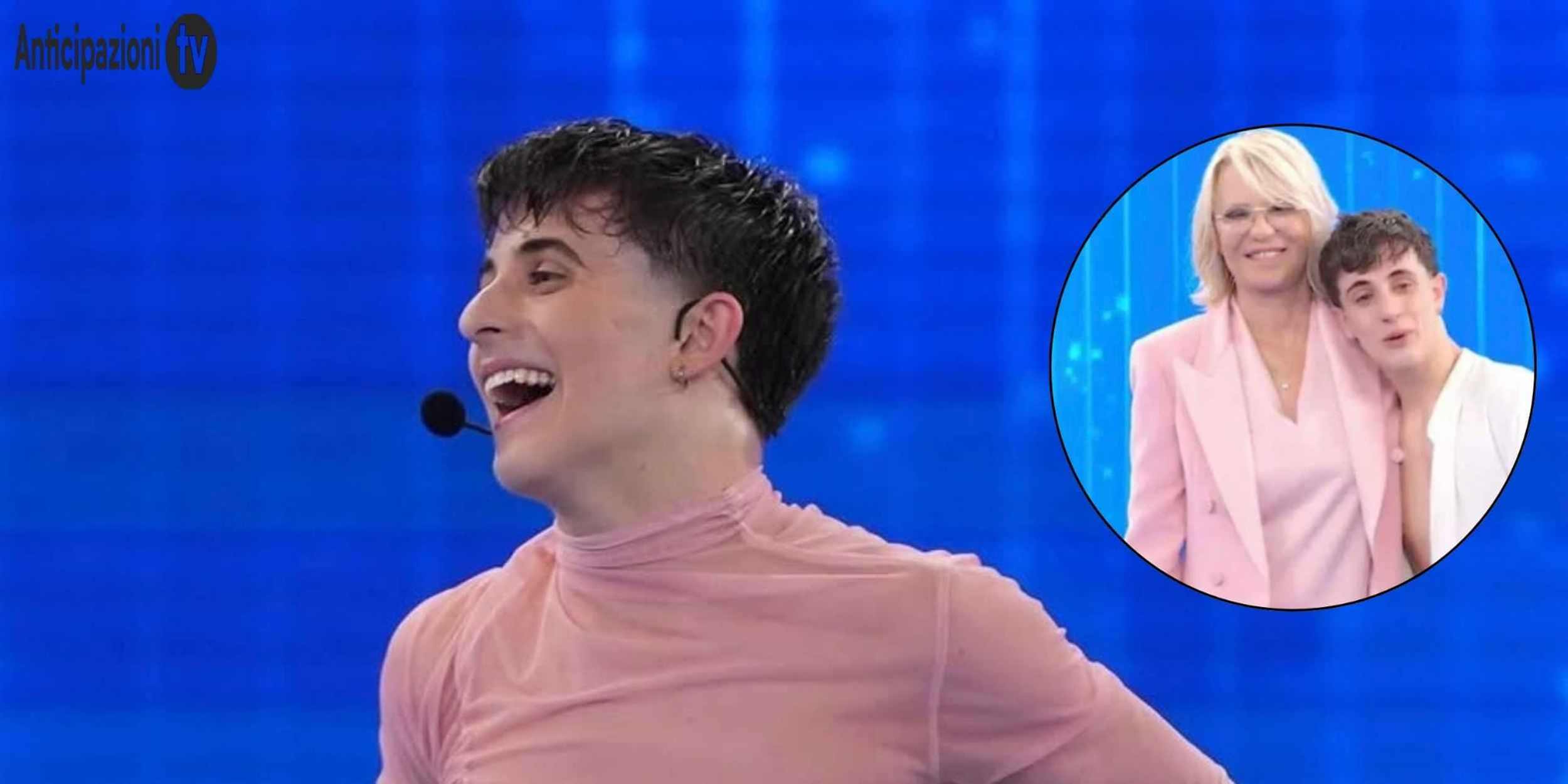 Maria De Filippi ed Emiliano Fiasco ad Amici