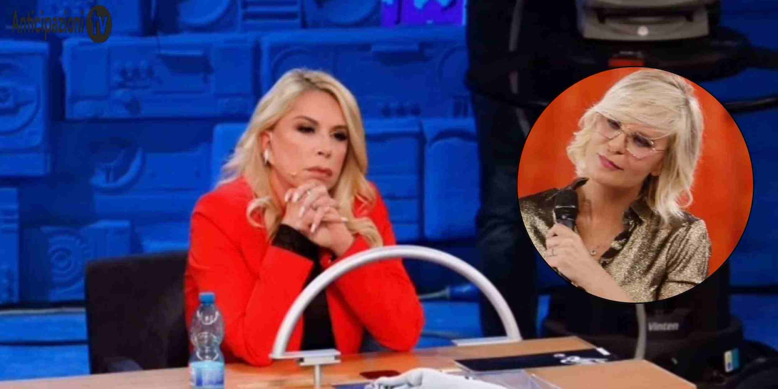 Anna Pettinelli e Maria De Filippi ad Amici