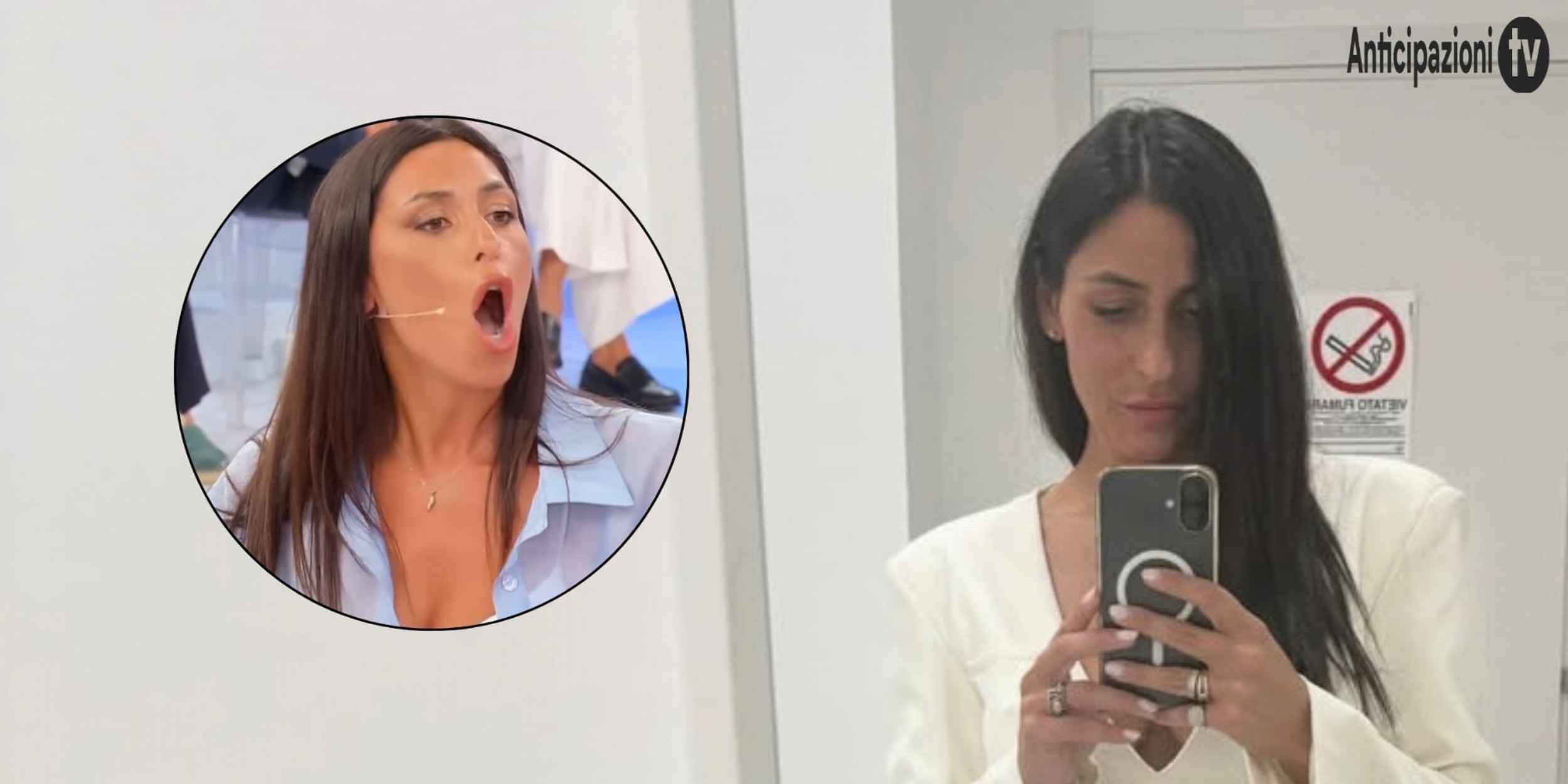 Paola Fatuzzo a Uomini e Donne e fuori dallo studio.