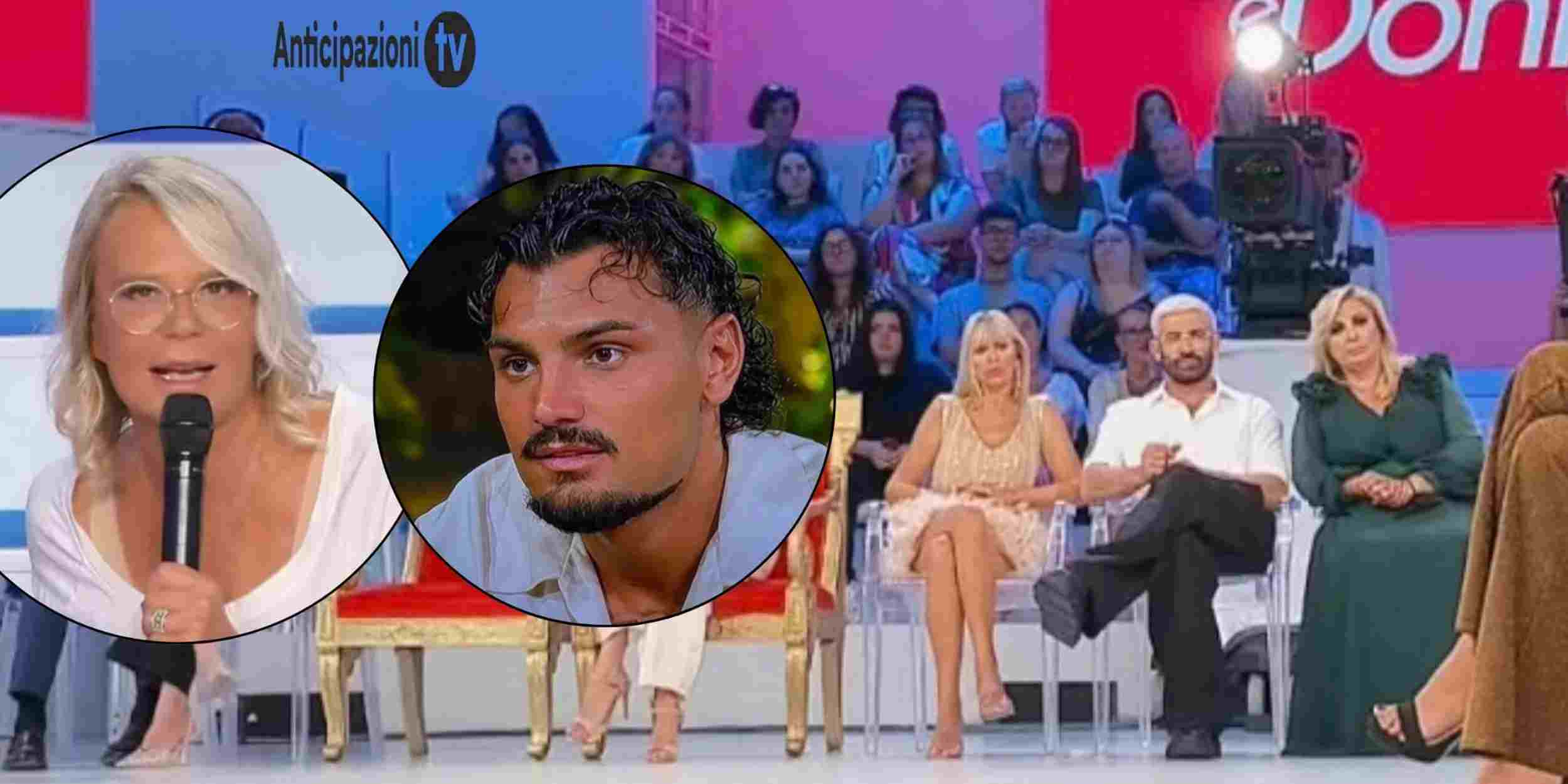 Giovanni Grazioso, Alessandra Mussolini e Maria De Filippi a Uomini e Donne