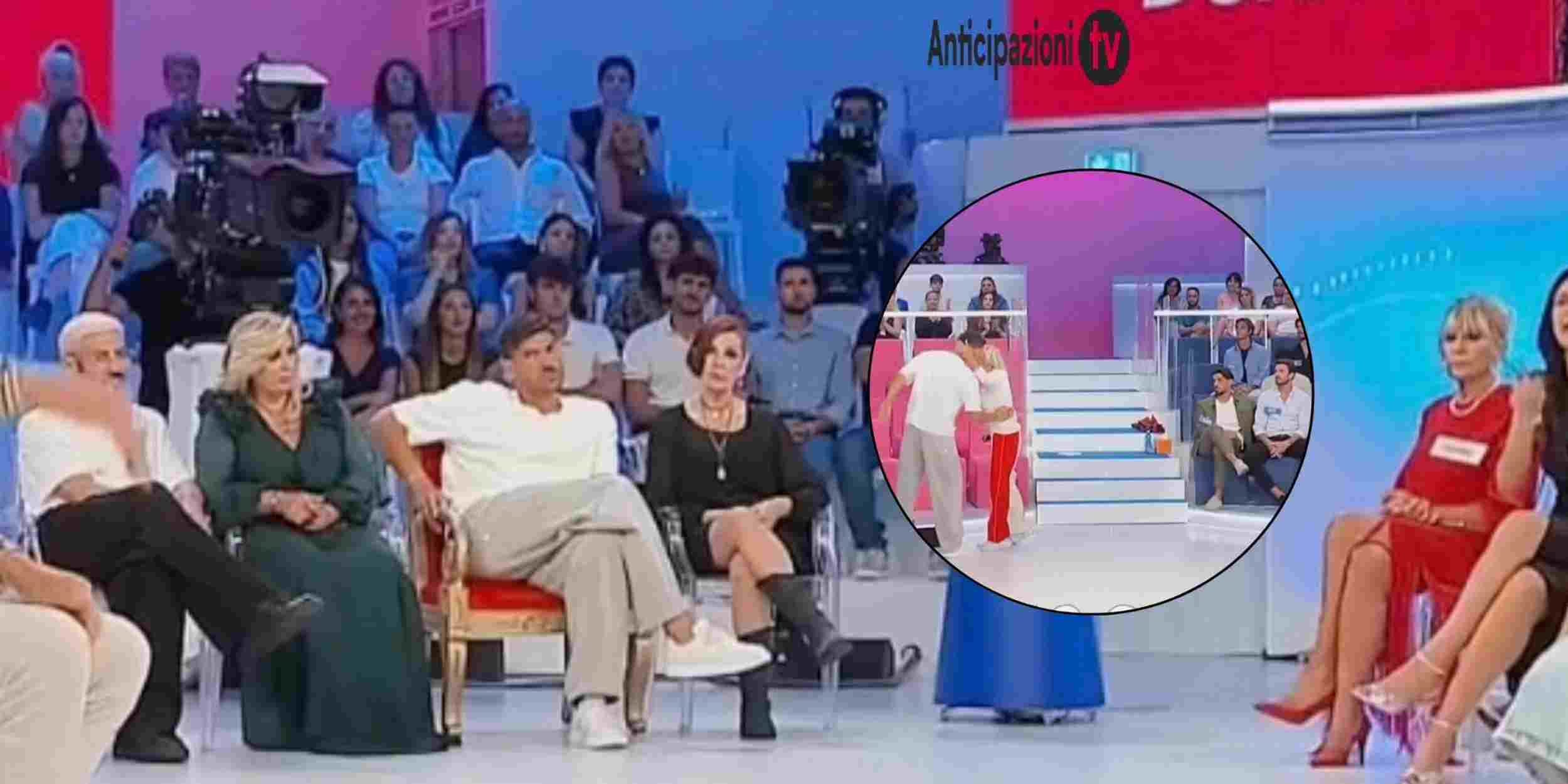 Lo studio di Uomini e Donne nella registrazione del 25 Settembre 2026