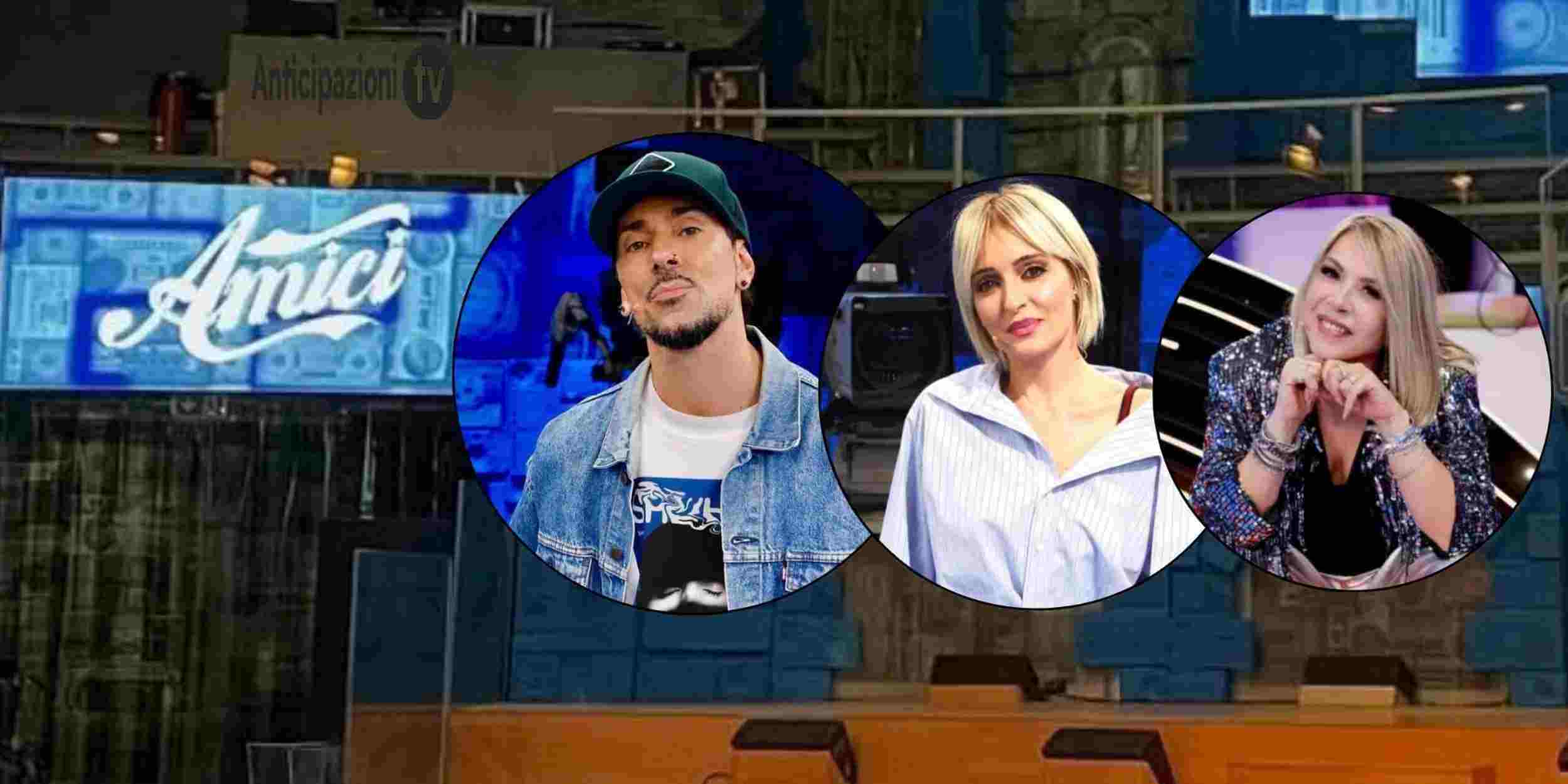 Emanuel Lo, Veronica Peparini e Anna Pettinelli ad Amici