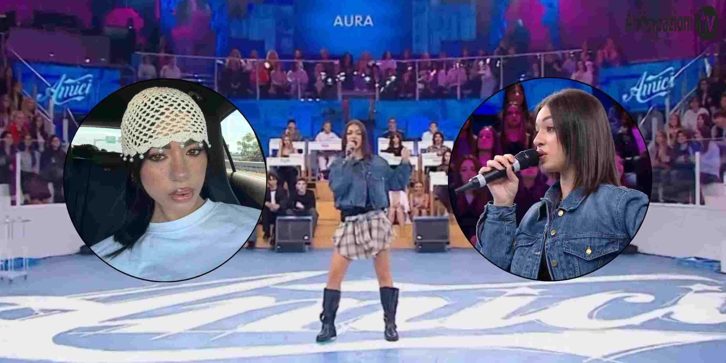 Aura su Instagram e nello studio di Amici 26