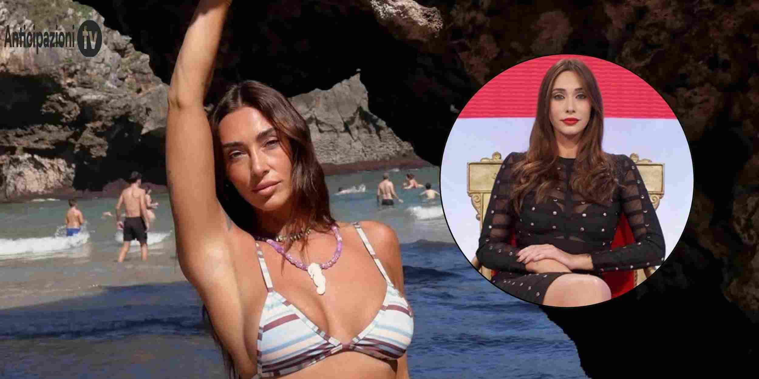 Sonia Lorenzini adesso e quando era tronista di Uomini e Donne.